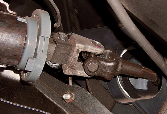 How do you replace a steering column?